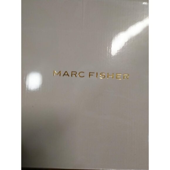 Marc Fisher Dark Brown Crocodile Embossed Knee-High Leather Boots 7M With Zipper - Picture 6 of 9